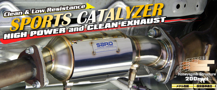 SARD SPORTS CATALYZER For SUBARU WRX VAB 89406