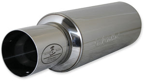REINHARD CANNONBALL UNIVERSAL MUFFLER 01 SINGLE STAINLESS EXHAUST 01SRI 100-130-60