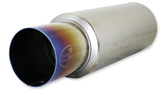 REINHARD CANNONBALL UNIVERSAL MUFFLER 01 SINGLE TITANIUM EXHAUST 01SRTI 100-130-60