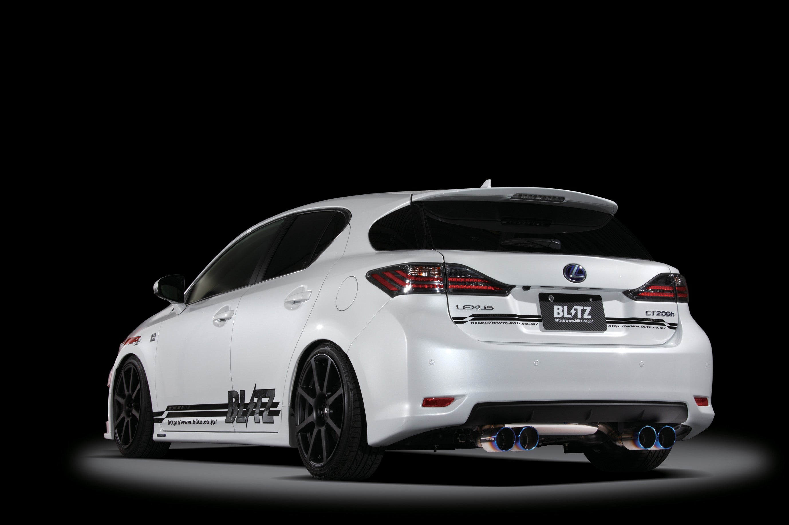 BLITZ NUR-SPEC VSR QUAD EXHAUST For LEXUS CT200h ZWA10 2ZR-FXE