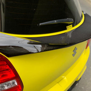 RESULT JAPAN TAILGATE SPOILER CARBON FOR ZC33S FOR SUZUKI SWIFT SPORT ZC33S - Black Hawk Japan