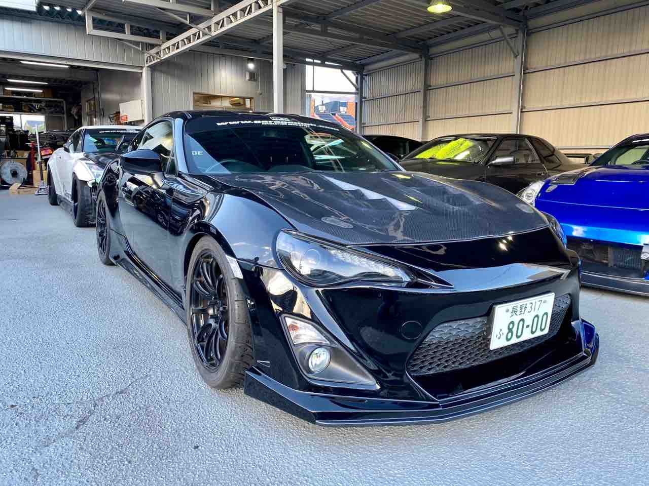GARAGEMAK AERO FRONT BUMPER FRP FOR TOYOTA FT86 ZN6 AERO GARAGEMAK-00001 - Black Hawk Japan