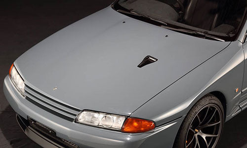 GARAGE YOSHIDA CARBON BONNET (WITH DUCT) For SKYLINE GT-R R32 GY 