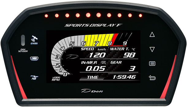 DEFI SPORTS DISPLAY F WITH TOUCH PANEL DF15901
