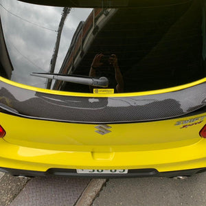 RESULT JAPAN TAILGATE SPOILER CARBON FOR ZC33S FOR SUZUKI SWIFT SPORT ZC33S - Black Hawk Japan