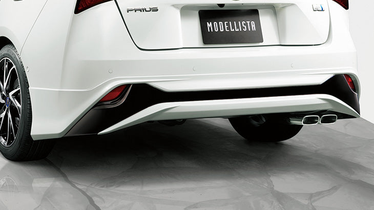 MODELLISTA REAR SKIRT ELEGANCE WHITE FOR TOYOYA PRIUS ZVW51 D2641-59610-A2