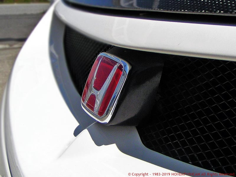 FEEL'S HONDA TWINCAM EMBLEM BASE FRP FOR HONDA CIVIC FD2 TypeR Feels-00300