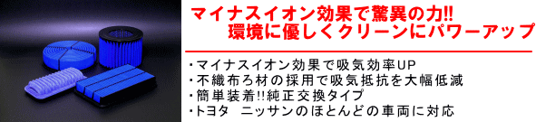 SARD EX-ION FILTER For TOYOTA ESTIMA LUCIDA EMINA GSR50 ACR50 63026