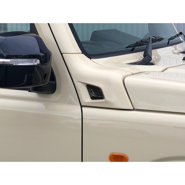 FAD START COWLING SIDE PANEL TYPE R PAINTED IVORY METALLIC ZVG FOR SUZUKI JIMNY JB64W JB74W FAD-START-00001
