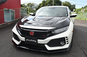 FIRST MOLDING AERO BONNET CARBON FRP FOR HONDA CIVIC FK8