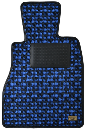 KARO FLAXY BRILLIANT BLUE FLOOR MATS FOR HONDA CIVIC FC1 FK7 AT FLAXY-4029-BLUE