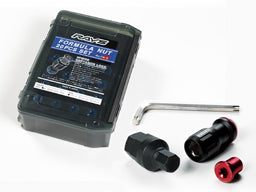 RAYS FORMULA SERIES FORMULA NUT (FN-II) SET ALUMINUM CAP-TAPER PART BLUE M14X1.5 FOR  7414-BLUE-M14-1-5