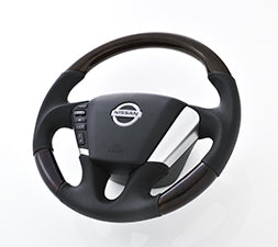 KENSTYLE STEERING WHEEL GRADIENT BLACK MAPLE LEATHER COMBINATION FOR  NA04