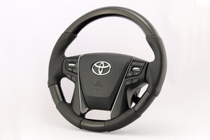 KENSTYLE STEERING WHEEL B-TYPE WOODGRAIN LEATHER COMBINATION FOR  TB02
