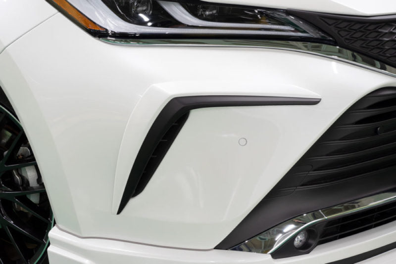 TOMS FRONT BUMPER GARNISH BLACK PEARL 219 FOR TOYOTA HARRIER MXUA80 85 52111-TAU80-B2