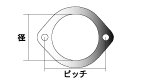 KAKIMOTO RACING MUFFLER GASKET  GK014201