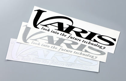 VARIS STICKER STANDARD SPECIFICATION BLACK 148MM X 34MM FOR  VACC-301-BK