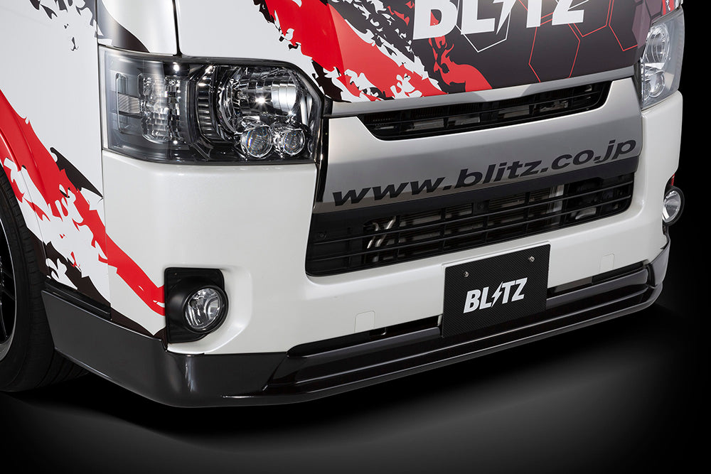 BLITZ FRONT LIP SPOILER URETHANE UNPAINTED FOR TOYOTA HIACE TRH20 KDH20 1TR-FE 1KD-FE 60368