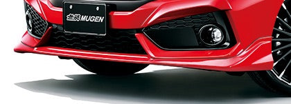 MUGEN Front Under Spoiler Frame Red  For CIVIC FK7 71110-XNCD-K0S0-FR