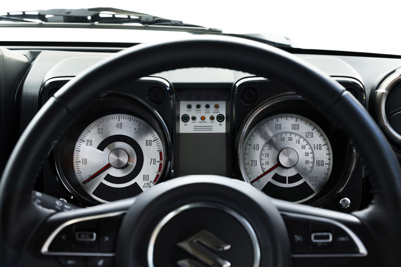 RETROACTIVE STANDARD PACKAGE BRIGHT SILVER BLACK NEEDLE CAP FOR SUZUKI JIMNY JB74 SSS AT