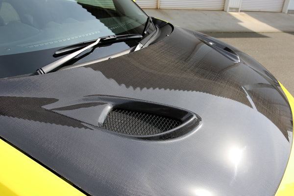 MONSTER SPORT AIR OUTLET ENGINE HOOD CARBON FOR SUZUKI SWIFT SPORTS ZC33S 8NQB13