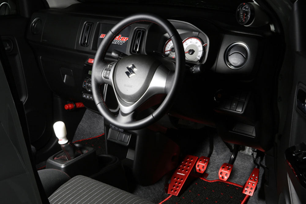 MONSTER SPORT SHIFT KNOB A TYPE (SPHERICAL) BLACK FOR SUZUKI ALTO WORKS HA36S 831111-7350M