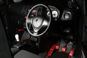 MONSTER SPORT SHIFT KNOB A TYPE (SPHERICAL) BLACK FOR SUZUKI ALTO WORKS HA36S 831111-7350M