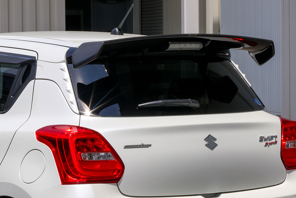 MONSTER SPORT C-PILLAR GARNISH SILVER FOR SUZUKI SWIFT SPORTS ZC33S 731510-765ZNC