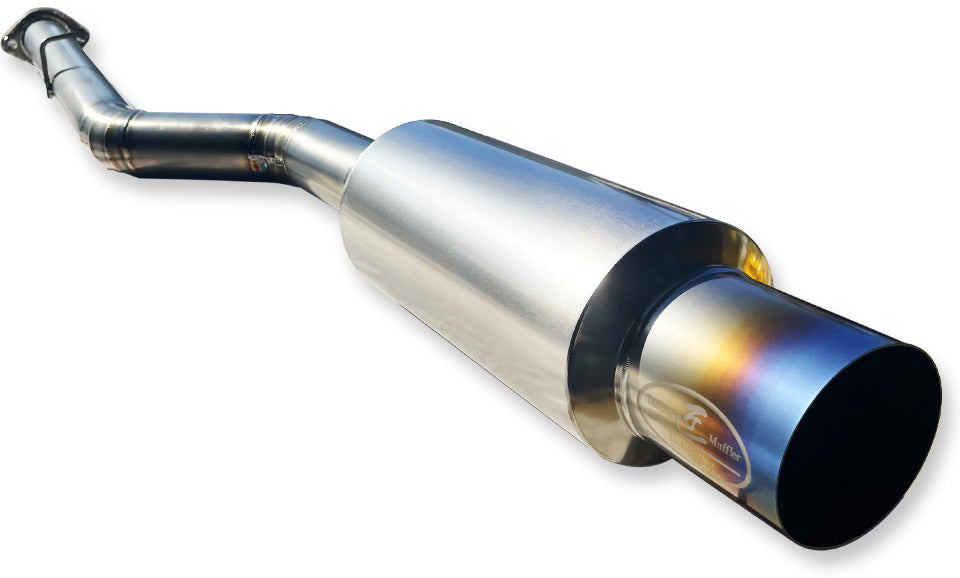 REINHARD CANNONBALL MUFFLER SEMI TITANIUM EXHAUST FOR SUBARU IMPREZA GDA B  TB EJ20T RH-709TI