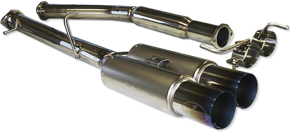 REINHARD CANNONBALL DOUBLE MUFFLER SEMI TITANIUM EXHAUST FOR NISSAN SKYLINE HCR32TB RB20DET RH-2229TI