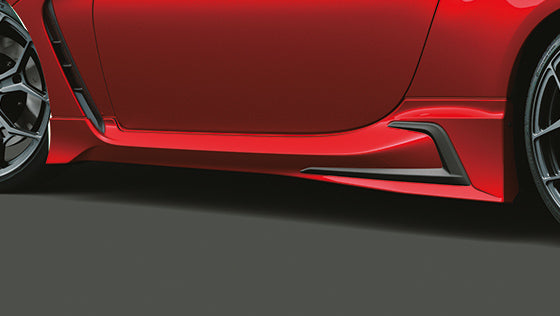 TRD GR SIDE SKIRT RED FOR TOYOTA 86 ZN8 MS344-18006-D0
