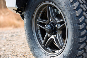 JAOS EXCELJX3 16X5.5J 22 5H139.7 MATT GUN METALLIC WHEEL FOR SUZUKI JIMNY JB23 B935655MGM