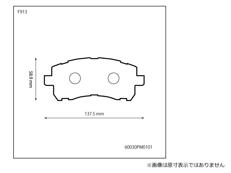 PROVA FRONT SPORT BRAKE PADS SET  For SUBARU FORESTER SF  60030PM0101
