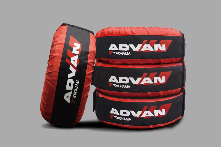 YOKOHAMA ADVAN TIRE COVER WM0037 - Black Hawk Japan