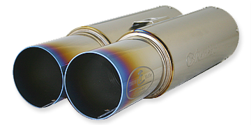 REINHARD CANNONBALL DOUBLE MUFFLER SEMI TITANIUM EXHAUST FOR NISSAN SKYLINE ER34TB RB25DET RH-2200TI