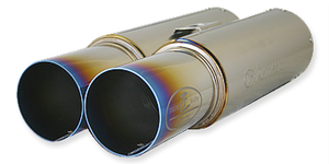 REINHARD CANNONBALL DOUBLE MUFFLER SEMI TITANIUM EXHAUST FOR TOYOTA LEVIN TRUENO AE86 4A-GE RH-1189TI