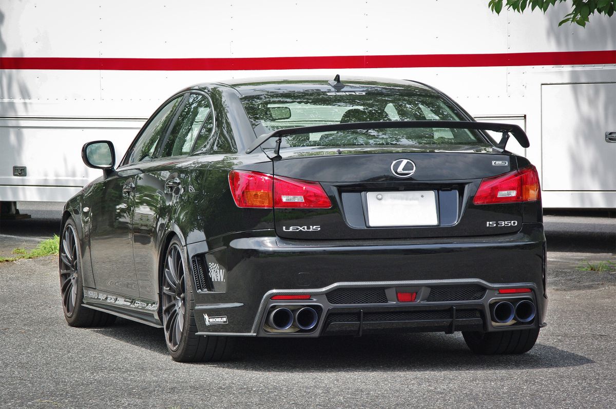 SARD LSR WING TWILL CARBON FOR LEXUS IS-F IS350 F SPORTS 81045