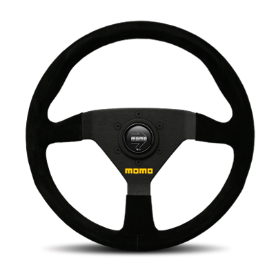 MOMO MOD.78 BLACK SUEDE 320MM STEERING WHEEL M-46