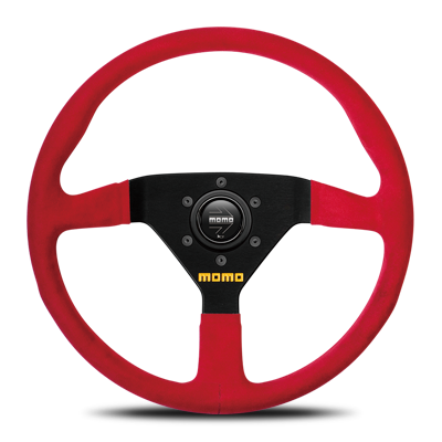 MOMO MOD.78 RED SUEDE STEERING WHEEL M-64 MOMO MOD.78 RED SUEDE STEERING WHEEL M-64