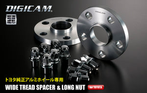DIGICAM 20MM WIDE TREAD SPACER AND LONG NUT 5X114.3 60-60 FOR TOYOTA TW1145206060SLN