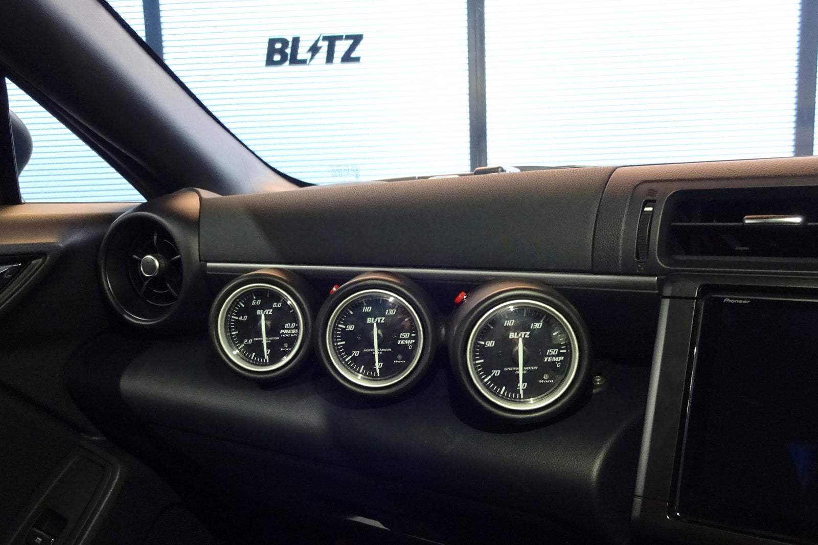 BLITZ RACING METER PANEL METER RED SET BLACK FOR TOYOTA GR86 ZN8 SUBARU BRZ ZD8 FA24 19188