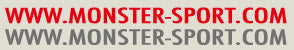MONSTER SPORT MS DOT COM STICKER CLEAR X RED FOR  ZZZB45