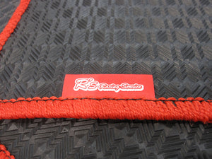 R'S RACING SERVICE RACING FLOOR MAT RUBBER TYPE RED ZC33S ZC33S 1 CAR SET FOR SUZUKI SWIFT SPORTS ZC33S ZC13S AP-115R33-CVT