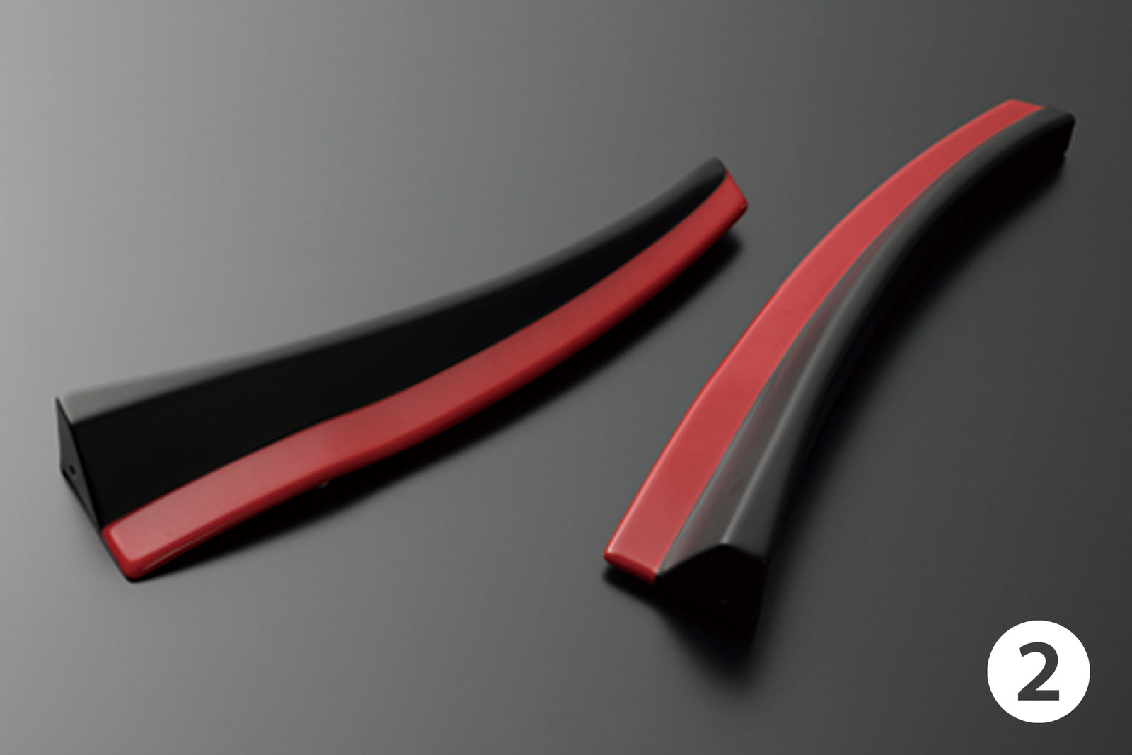 MAX ORIDO FRONT LIP SPOILER END FIN GRAY  For TOYOTA FT86 ZN6 FA20 AKE-025Z-PBA-MB
