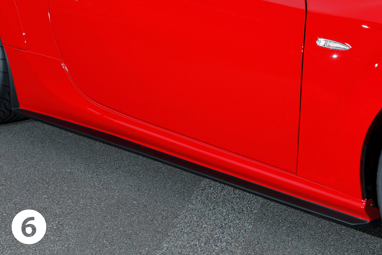 MAX ORIDO SIDE STEP DARK GRAY  For TOYOTA FT86 ZN6 FA20 AKE-021-61K-MB