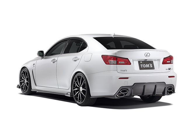 TOMS REAR HALF SPOILER CARBON BLACK FOR LEXUS IS-F USE20 52159-TUE21