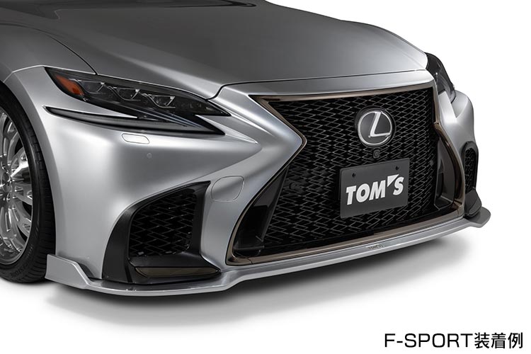 TOMS FRONT DIFFUSER FLAT BLACK FOR  LS500 VXFA5#GVF5#  51410-TVF50-F