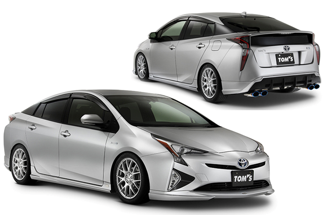 TOMS FRONT SPOILER UNPAINTED FOR  PRIUS ZVW5#  52110-TZW50-Z - Black Hawk Japan