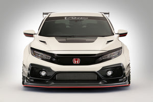 VARIS WIDE BODY KIT DOUBLE CANARDS L/R 4PCS CARBON FOR HONDA CIVIC TYPE R FK8 VAHO-045