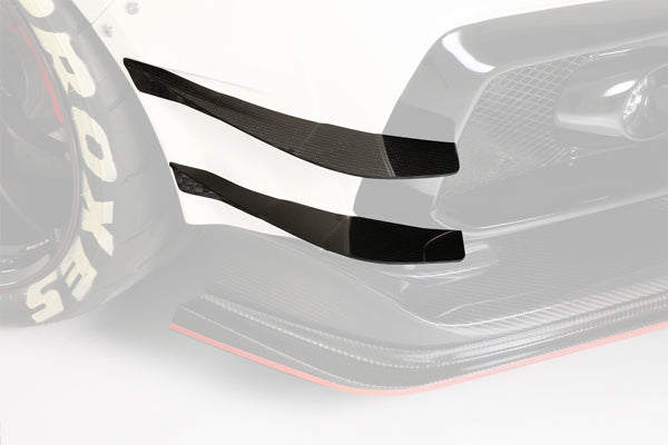 VARIS WIDE BODY KIT DOUBLE CANARDS L/R 4PCS CARBON FOR HONDA CIVIC TYPE R FK8 VAHO-045